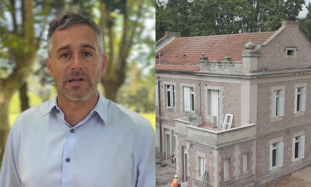 Achával recorrió la obra de la Universidad Nacional de Pilar junto a directores de escuelas.