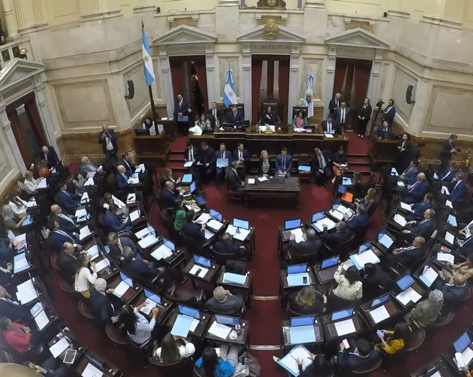 senado en sesión