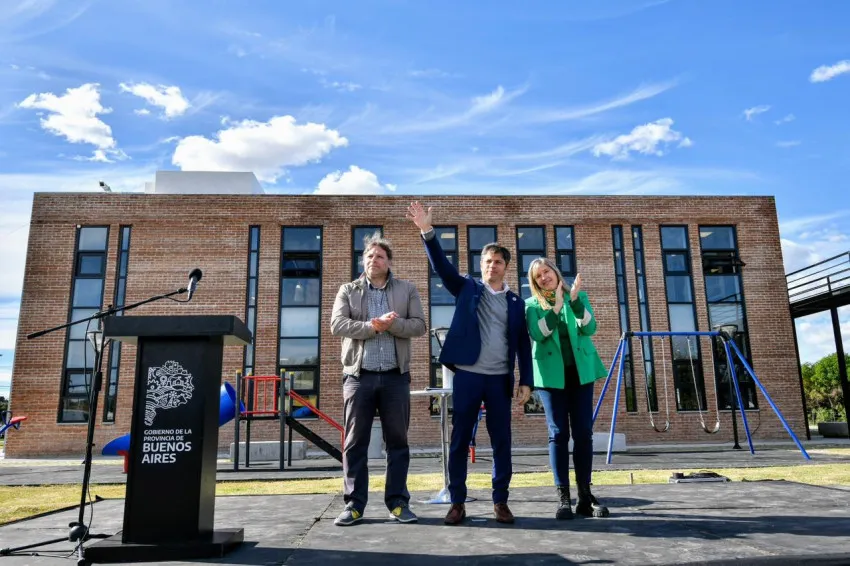 Nahuel Guardia y Axel Kicillof