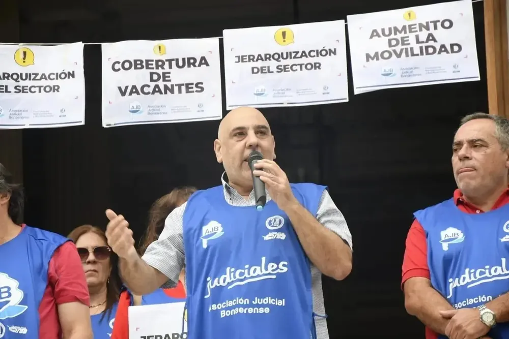 Judiciales bonaerenses AJB Hugo Russo Paritarias