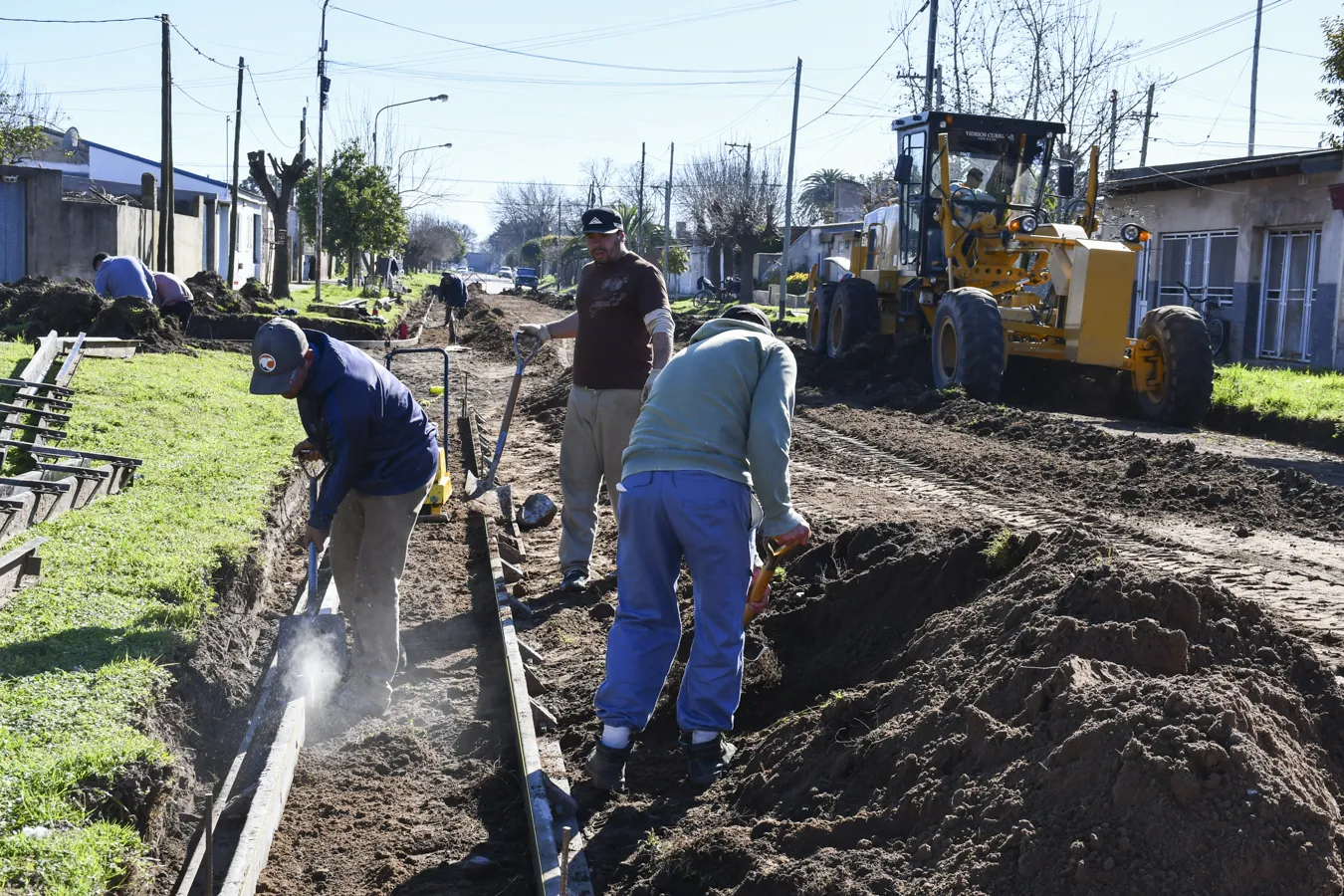 Comenzó el plan de 39 cuadras de cordón cuneta 2