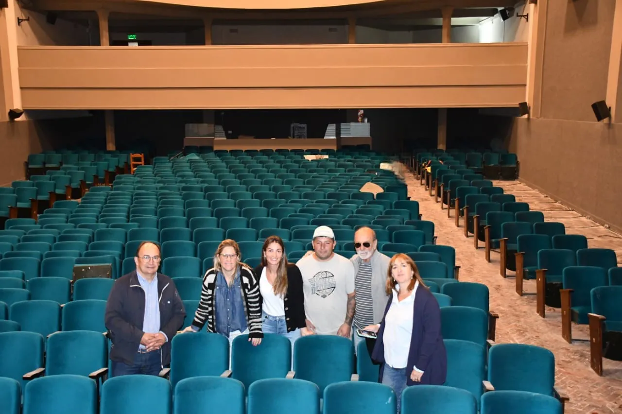 Avanzan las obras en el Cine Teatro Marconi.