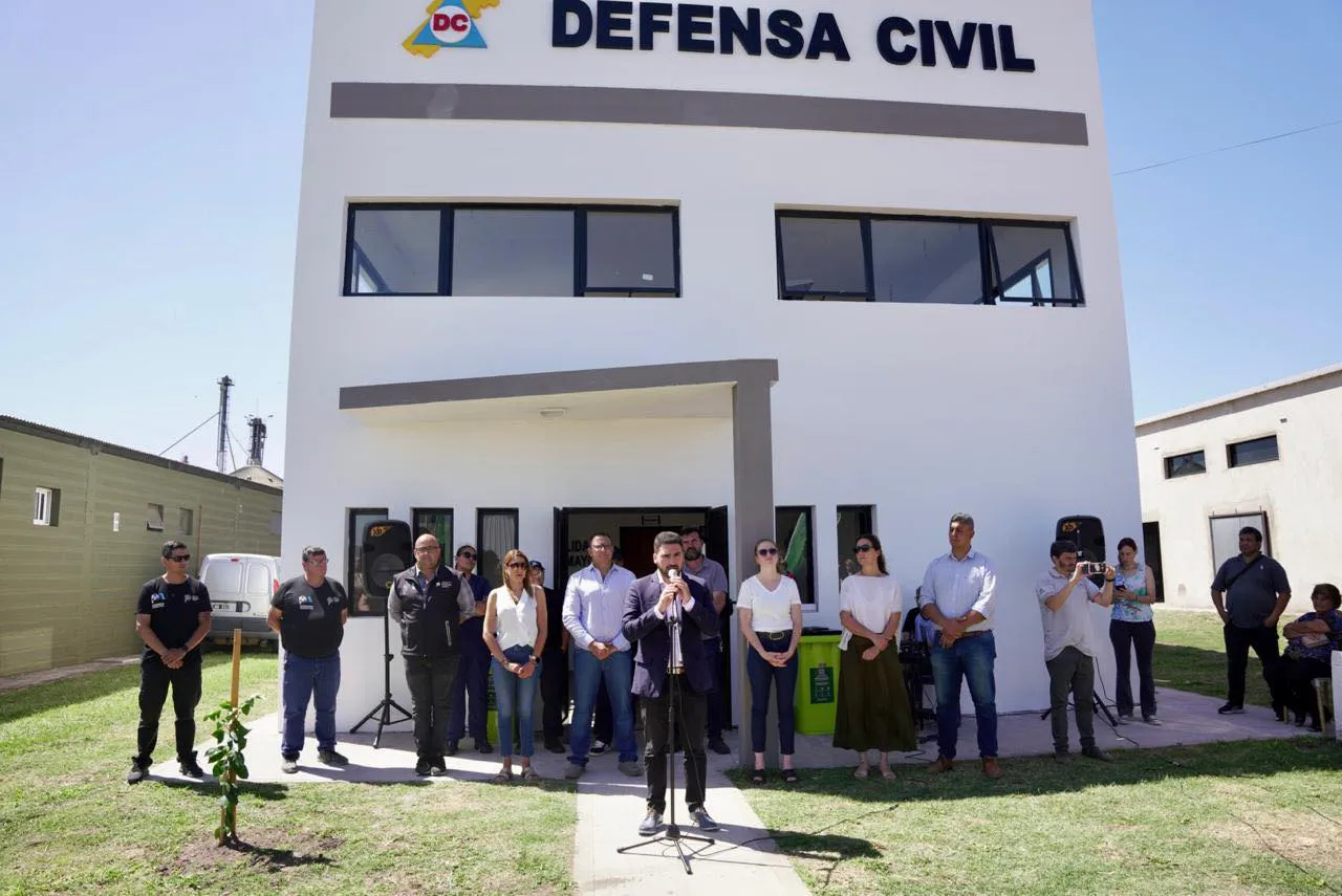 Nueva oficina de Defensa Civil en 25 de Mayo.