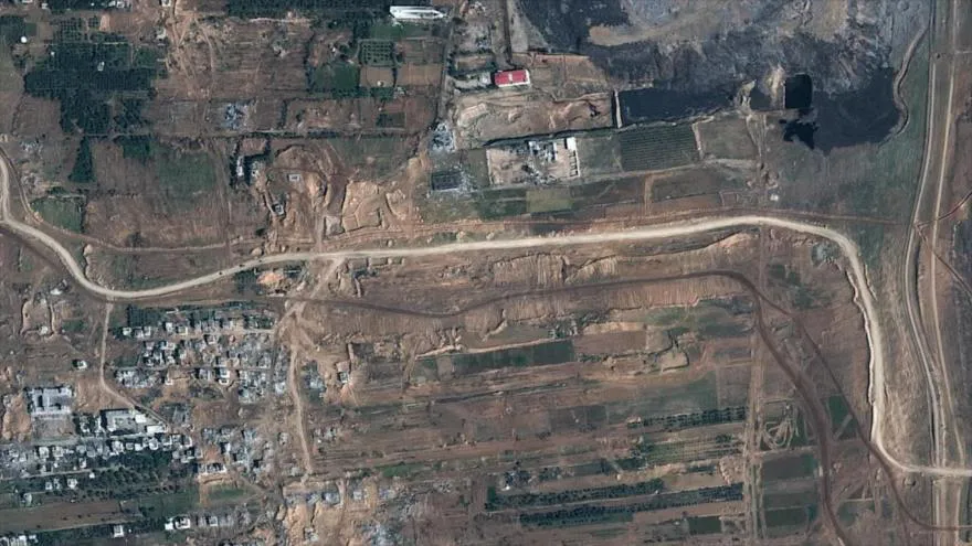 Corredor de Netzarim israelí divide la Franja de Gaza Corredor de Netzarim israelí divide la Franja de Gaza Corredor de Netzarim israelí divide la Franja de Gaza