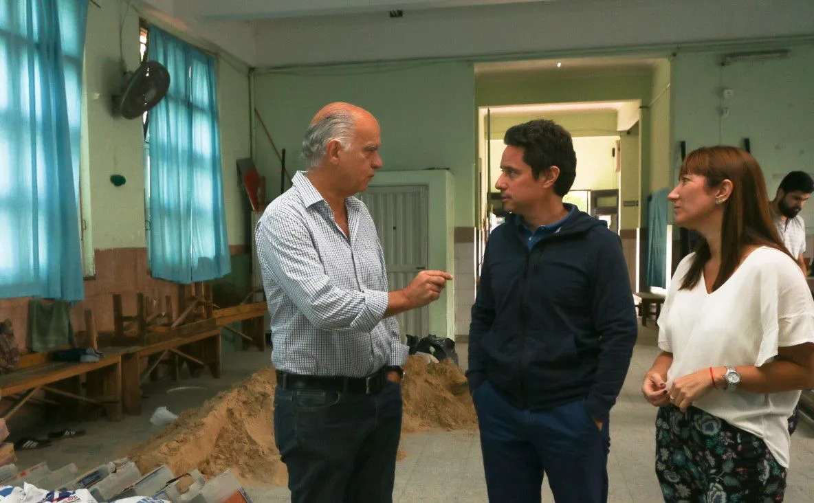 GRINDETTI Y SÁNCHEZ ZINNY RECORRIERON OBRAS EN INSTITUCIONES EDUCATIVAS