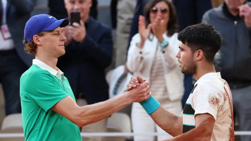 Jannik Sinner y Carlos Alcaraz