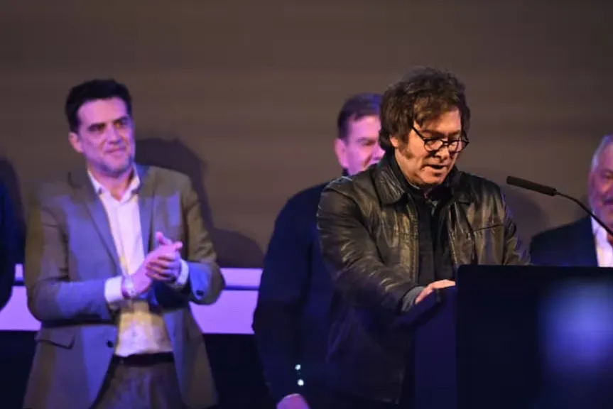 Javier Milei y Gonzalo Cabezas