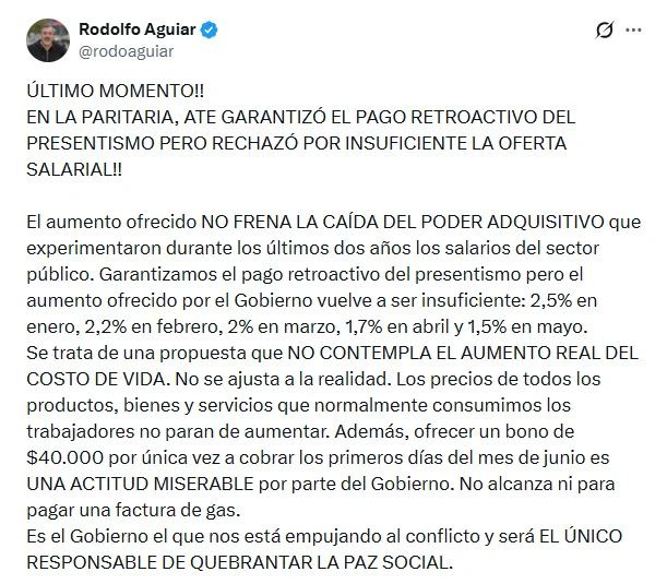 X Rodo Aguiar Paritarias