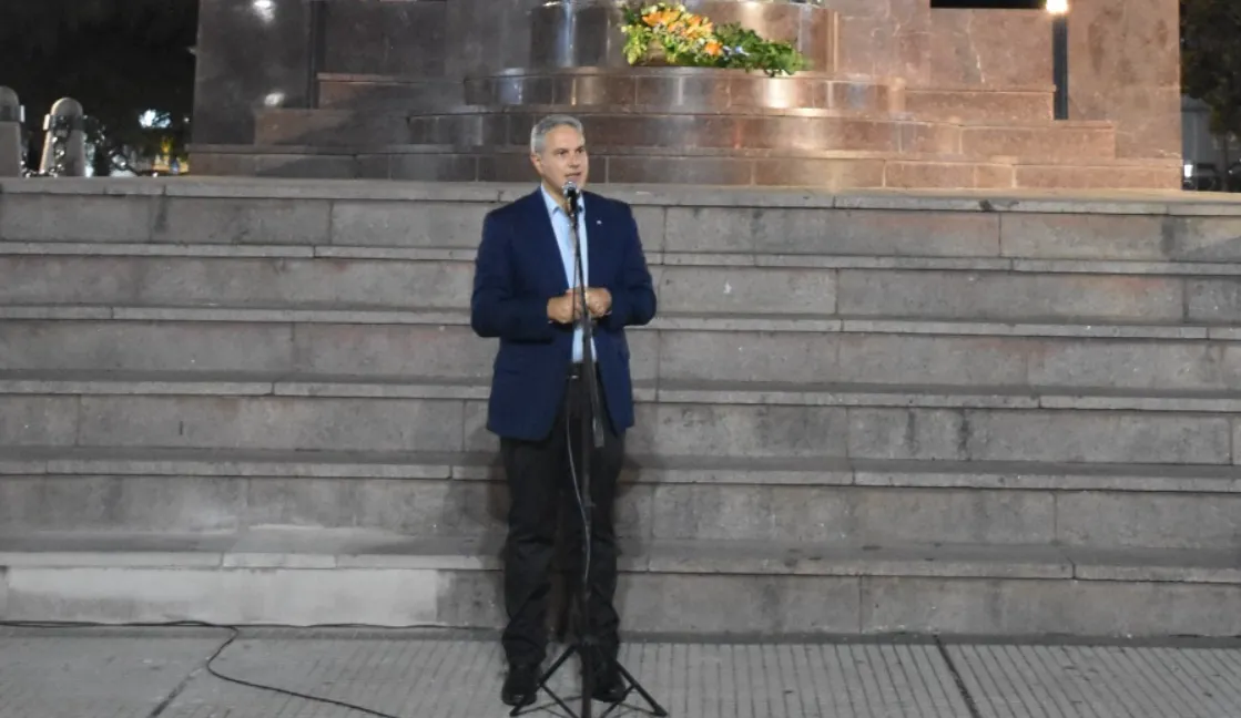 Golía encabezó el acto por la Batalla de Chacabuco y anunció nuevos trabajos viales