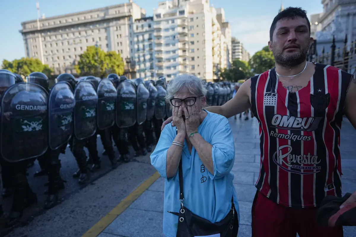 Marcha de Jubilados en Congreso