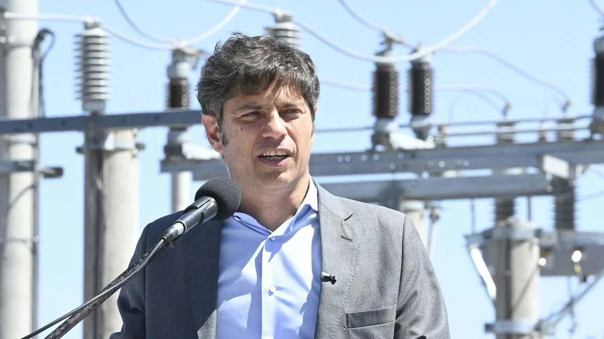 Kicillof inauguró la estación transformadora de Mar del Sud.