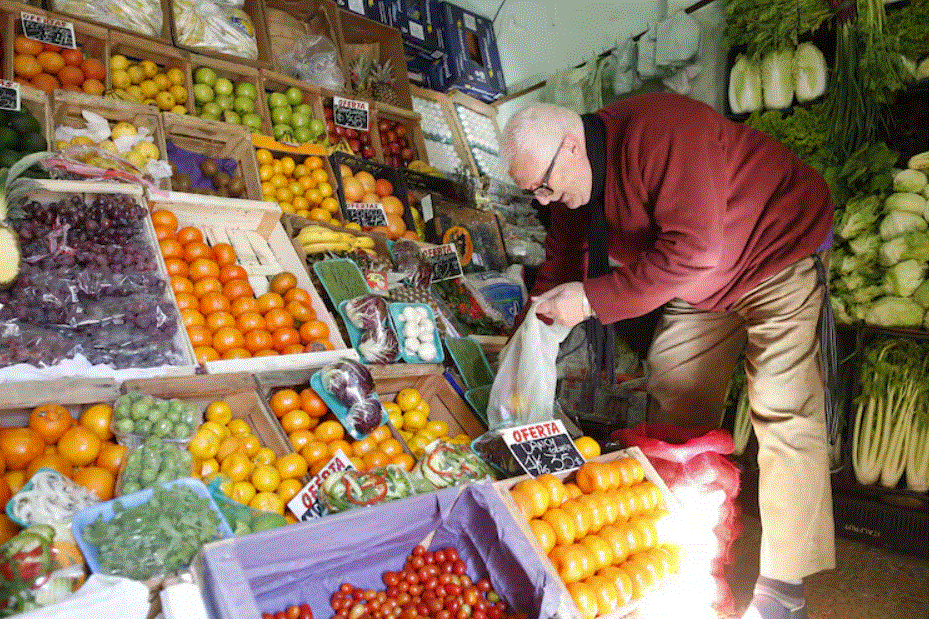Precios de frutas y verduras por las nubes.