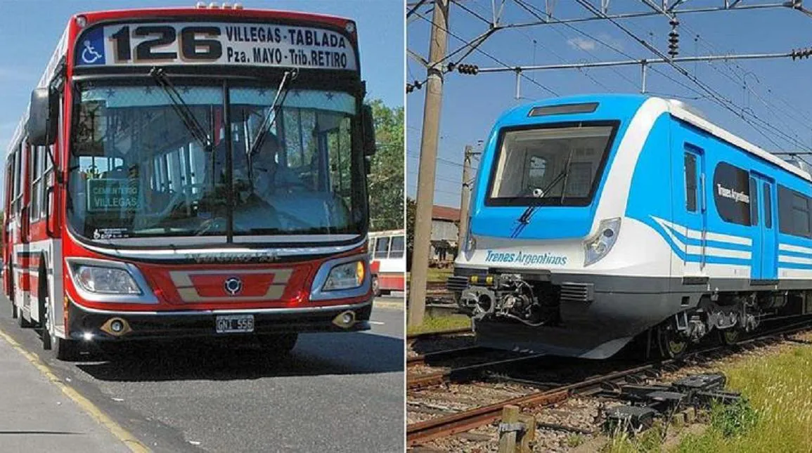 EL GOBIERNO CONGELÓ POR 120 DÍAS LAS TARIFAS DE COLECTIVOS Y TRENES DEL ÁREA METROPOLITANA