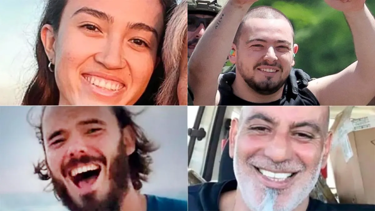 Los cuatro rehenes liberados