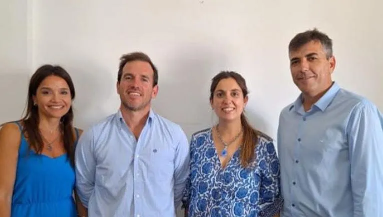 Ramiro Ferrante junto al resto de los integrantes del bloque Cambiemos Chascomús