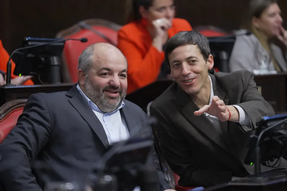 Agustín Maspoli y Ariel Bordaisco