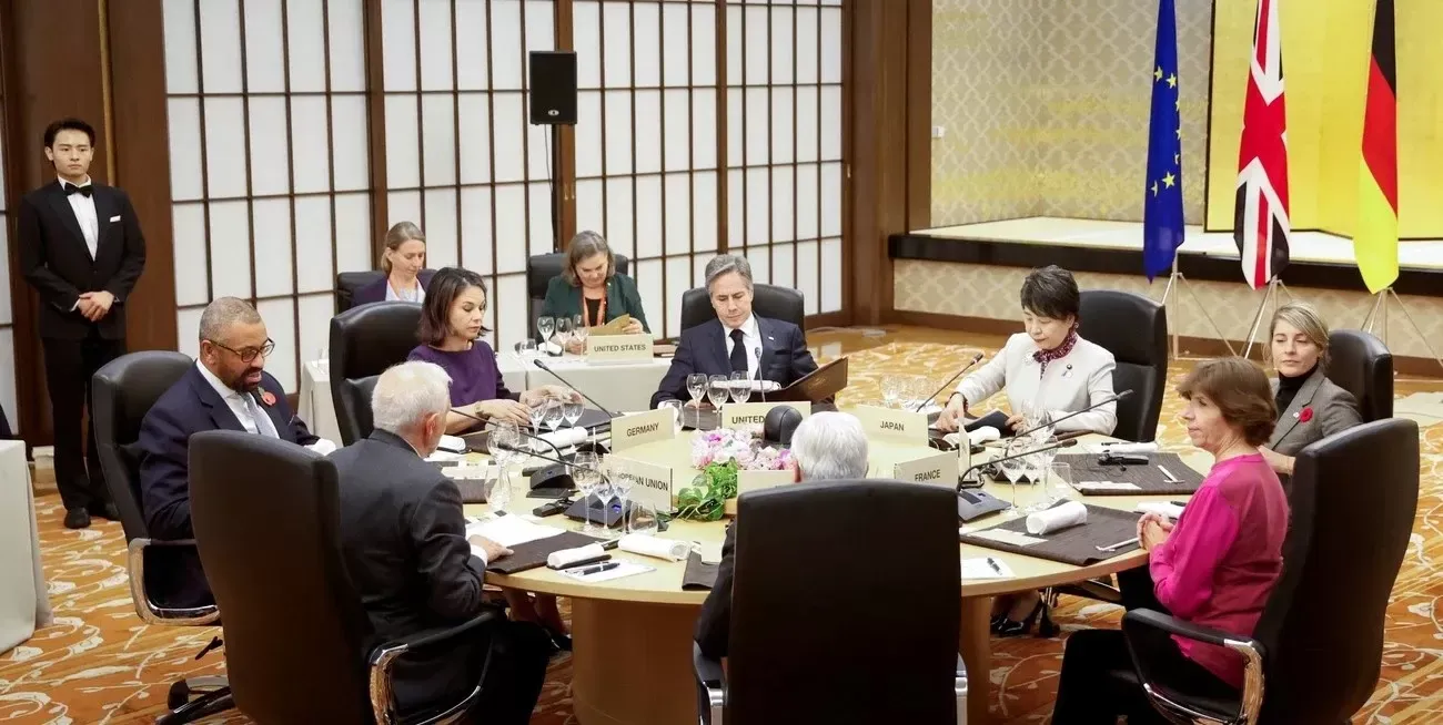El G7 pide pausas en los ataques de Israel en Gaza y reafirma su apoyo a Ucrania