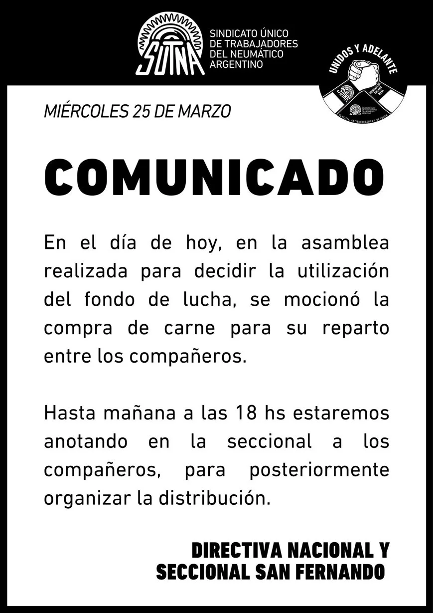 FATE faltó a la audiencia y recalienta el conflicto: cómo siguen las negociaciones 3 Comunicado del SUTNA