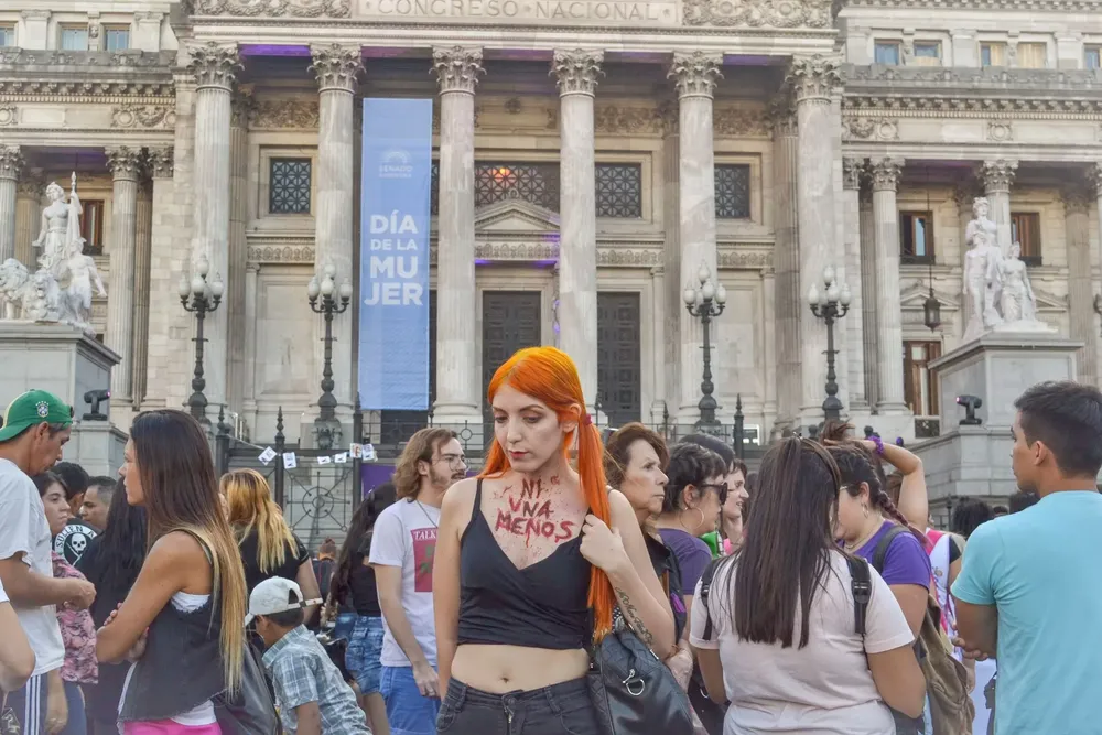 Mujeres y diversidades marchan por sus derechos al Congreso y en todo el país