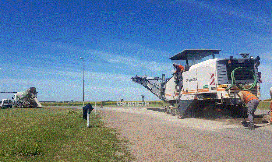 Avanzan las obras en el acceso a San Agustín