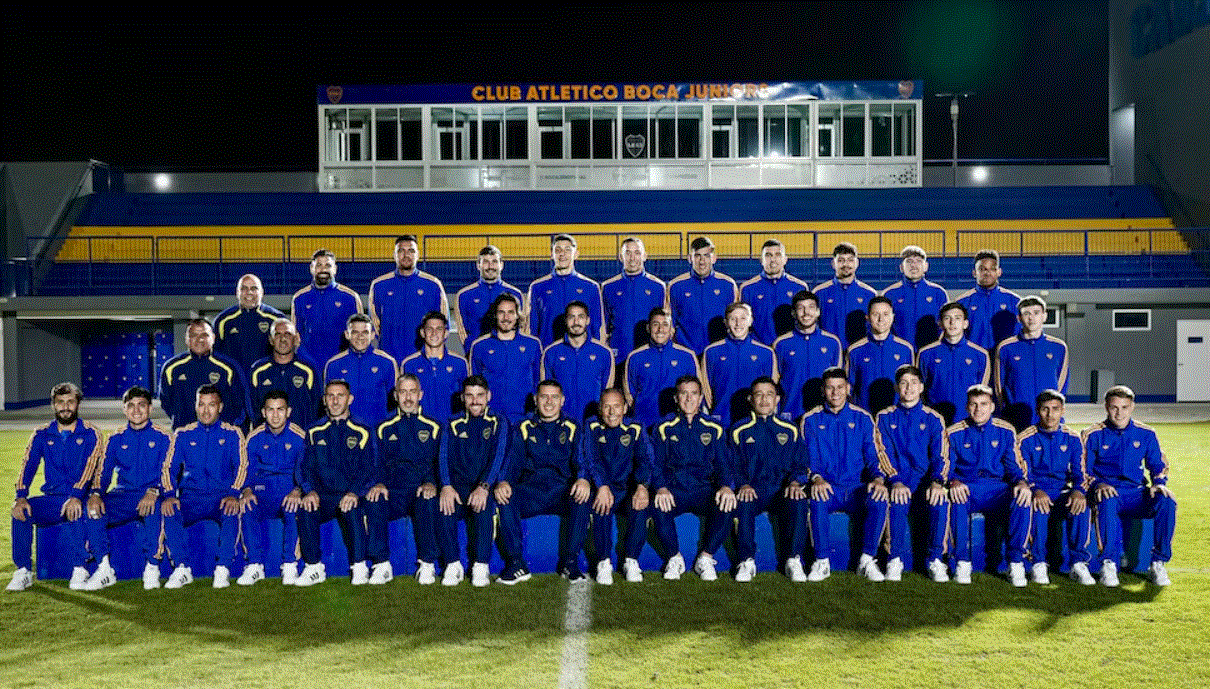 La delegación de Boca que viajó a EEUU.