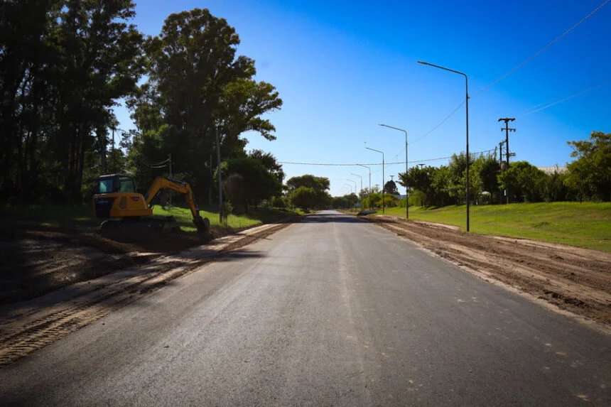 La pavimentación de Río Juramento ya es una realidad