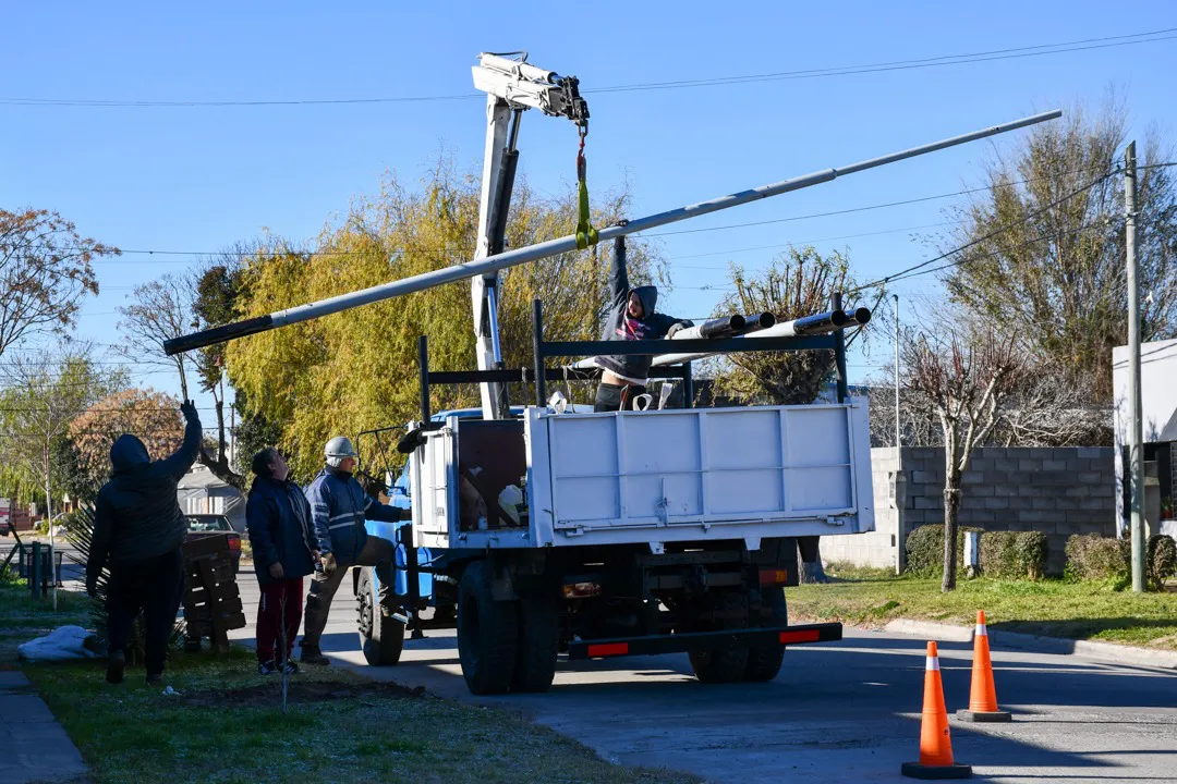 nuevos postes bragado