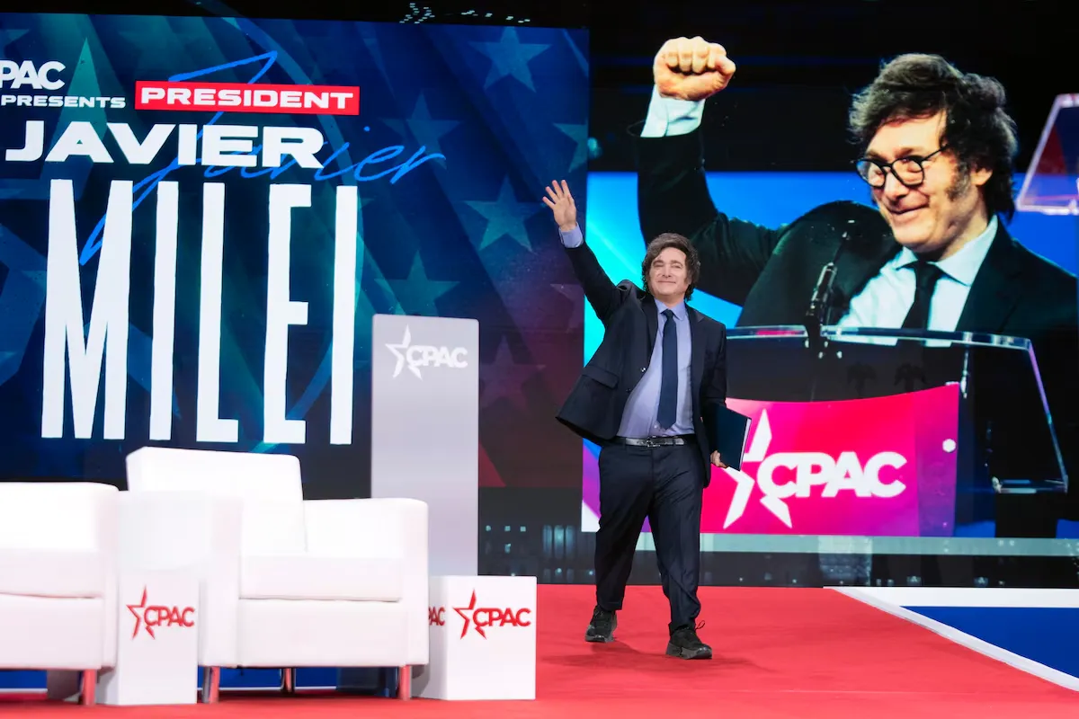 Milei Javier en la CPAC
