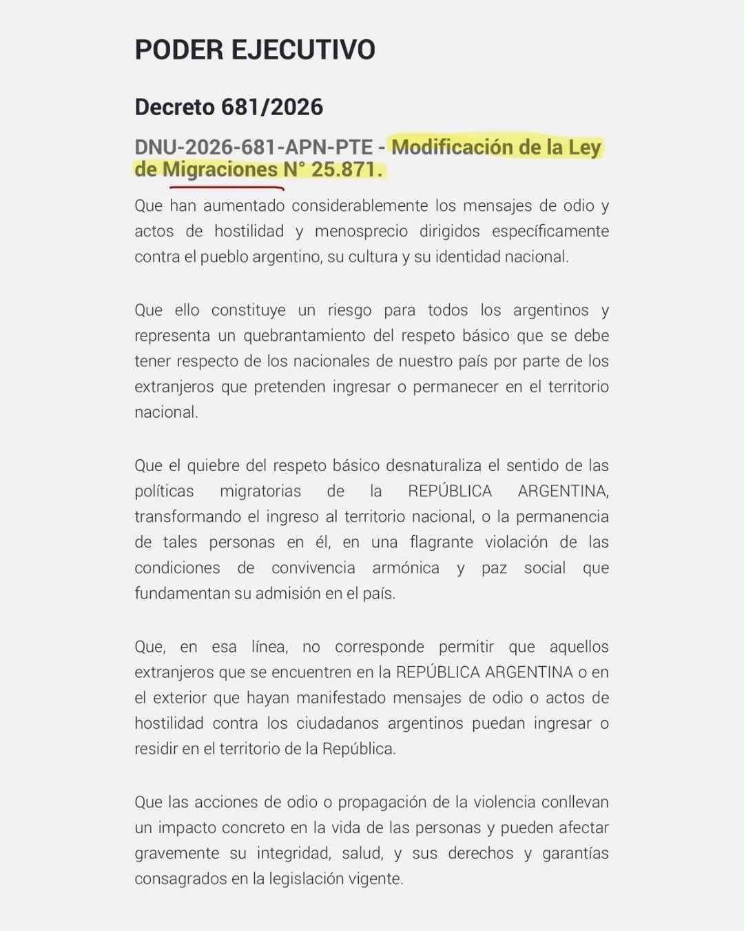 Poder Ejecutivo