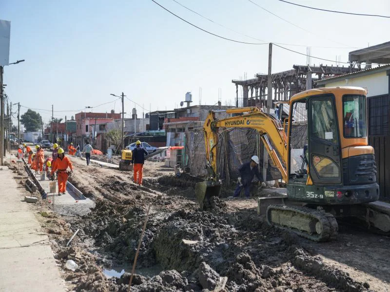 El Municipio avanza con las obras de saneamiento en el barrio El Paredón