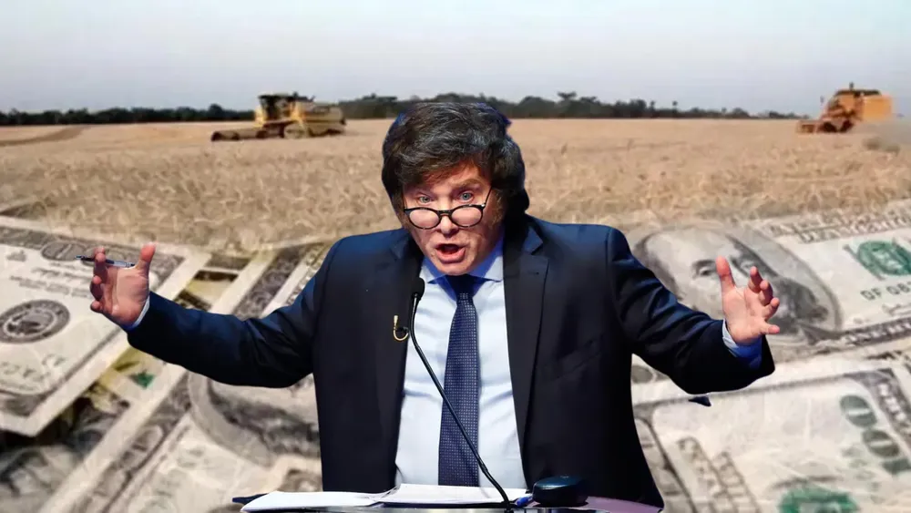 Milei anunció la vuelta de retenciones al campo y estalló la oposición dialoguista