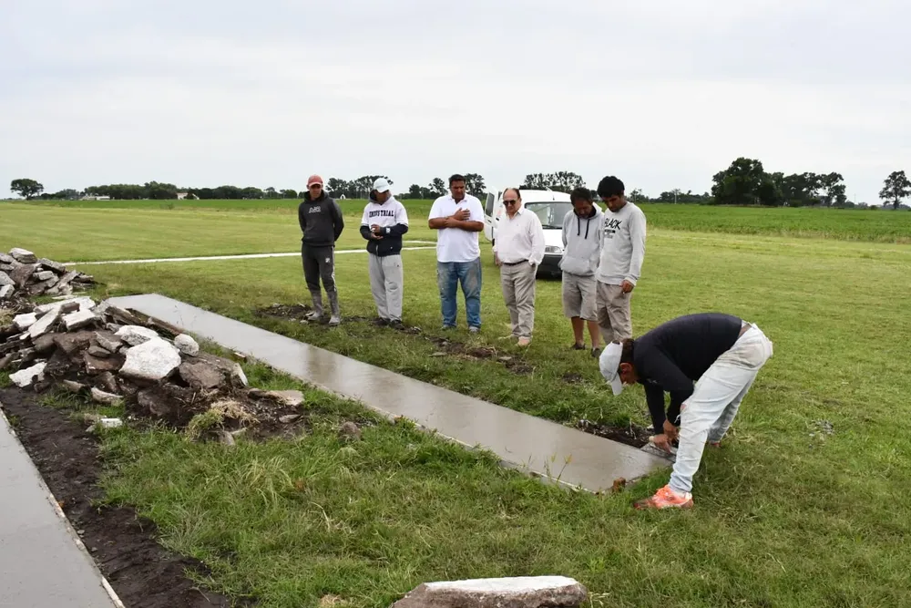 Obras en el Aeródromo de Saladillo.