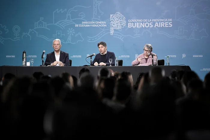 Axel Kicillof, Julio Alak y Flavia Terigi