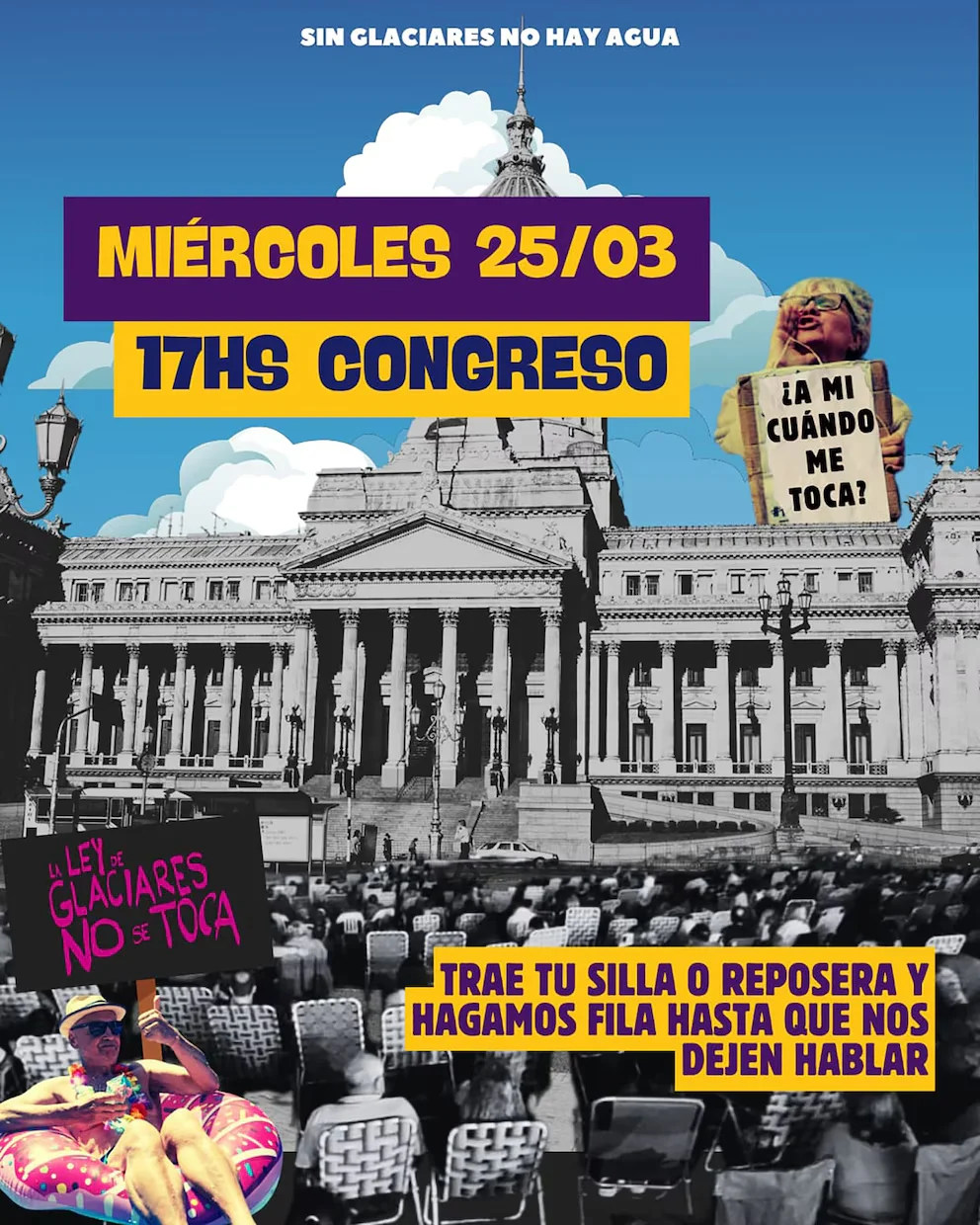 Flyer Audiencias Glaciares