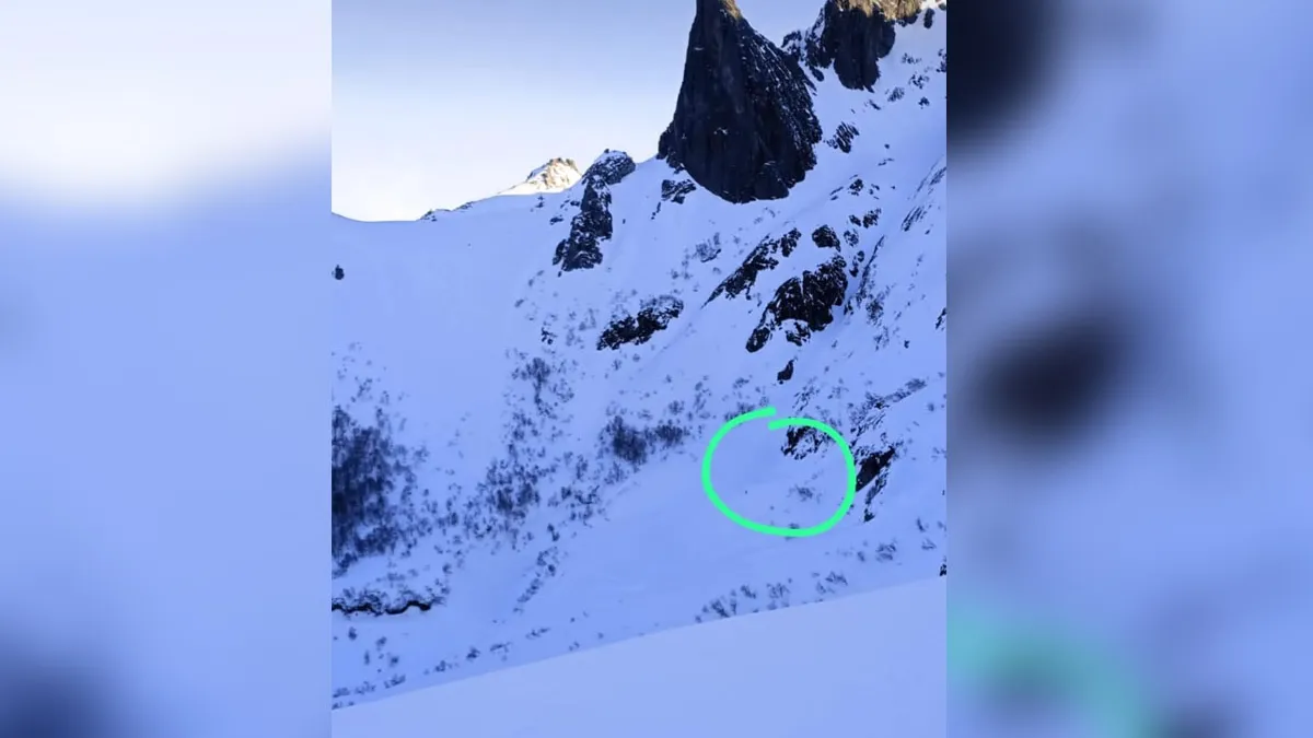 Cordobés salvado de avalancha en Bariloche: un milagro en la montaña