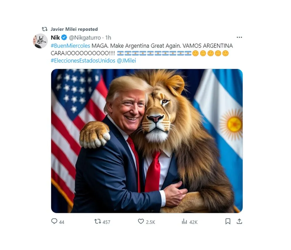 Trump Milei NiK