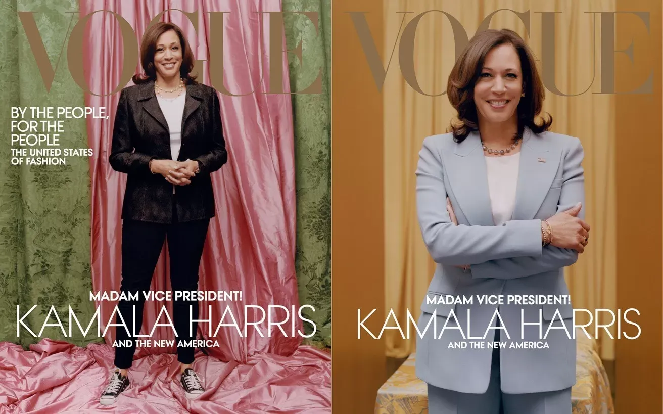 Ganaron las críticas y Vogue eligió la tapa más formal de Kamala