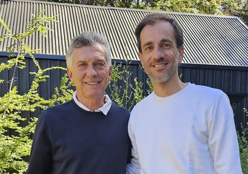 Mauricio Macri y Pablo Petrecca.