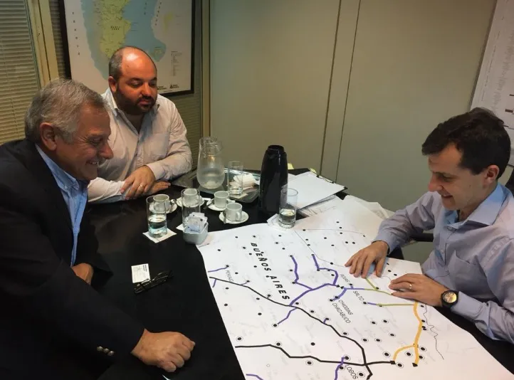 Máspoli supervisó el plan de ampliación de obras de gas para la Provincia