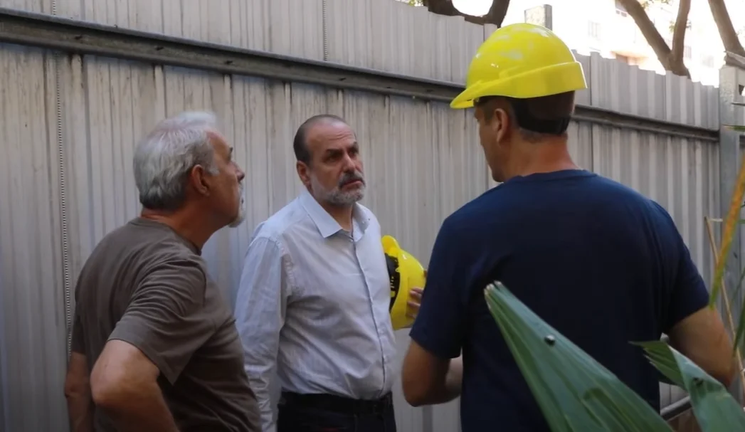 Susbielles recorrió obras en Bahía.