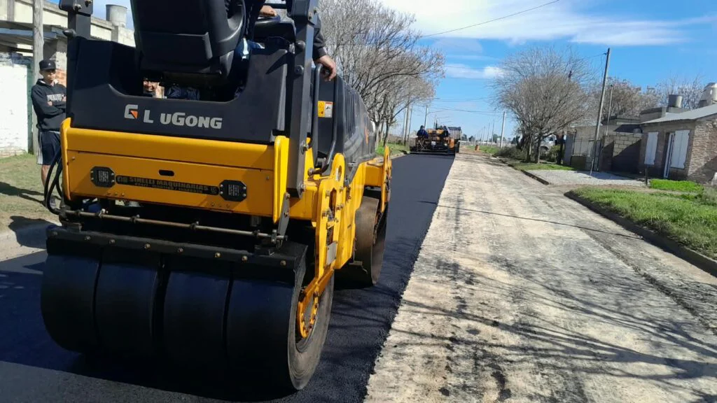 Nueva obra de pavimentación en el Barrio Malvinas 2