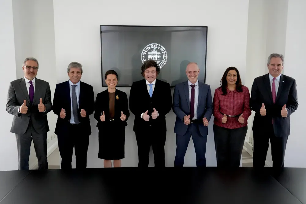 Milei se reunió con la vicepresidenta para América Latina y el Caribe del Banco Mundial.