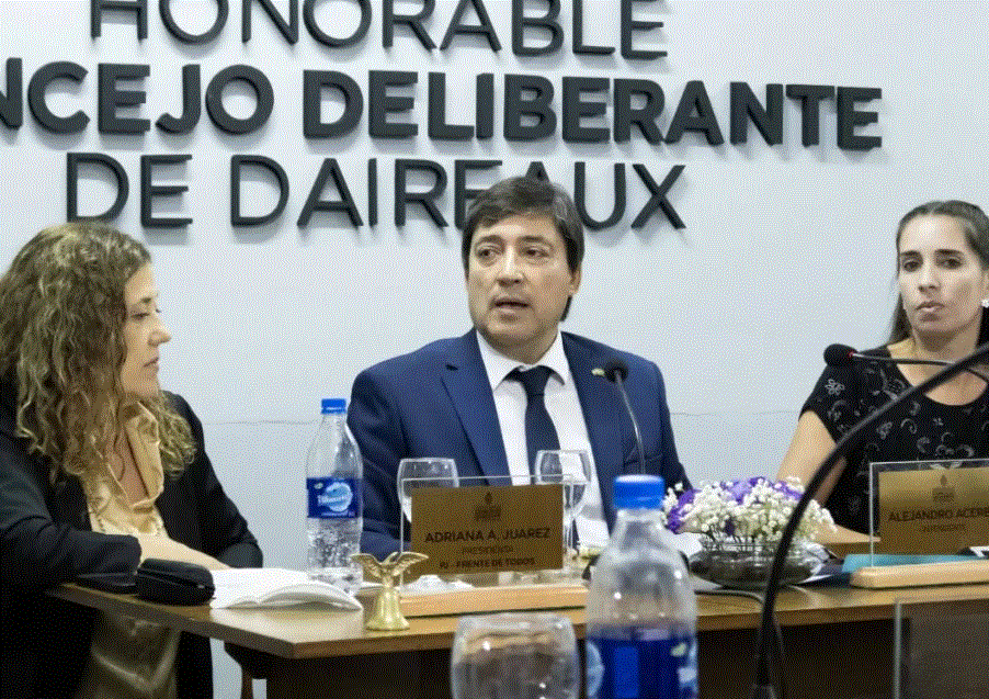 Acerbo inauguró sesiones en Daireaux.