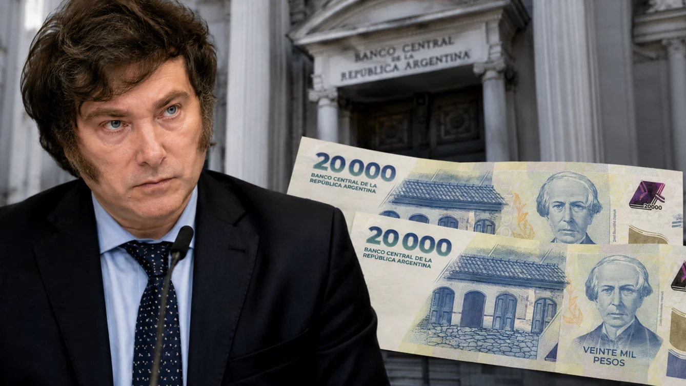 La promesa de Milei contra la “maquinita” choca con una alerta por $8 billones en billetes antes de las elecciones
