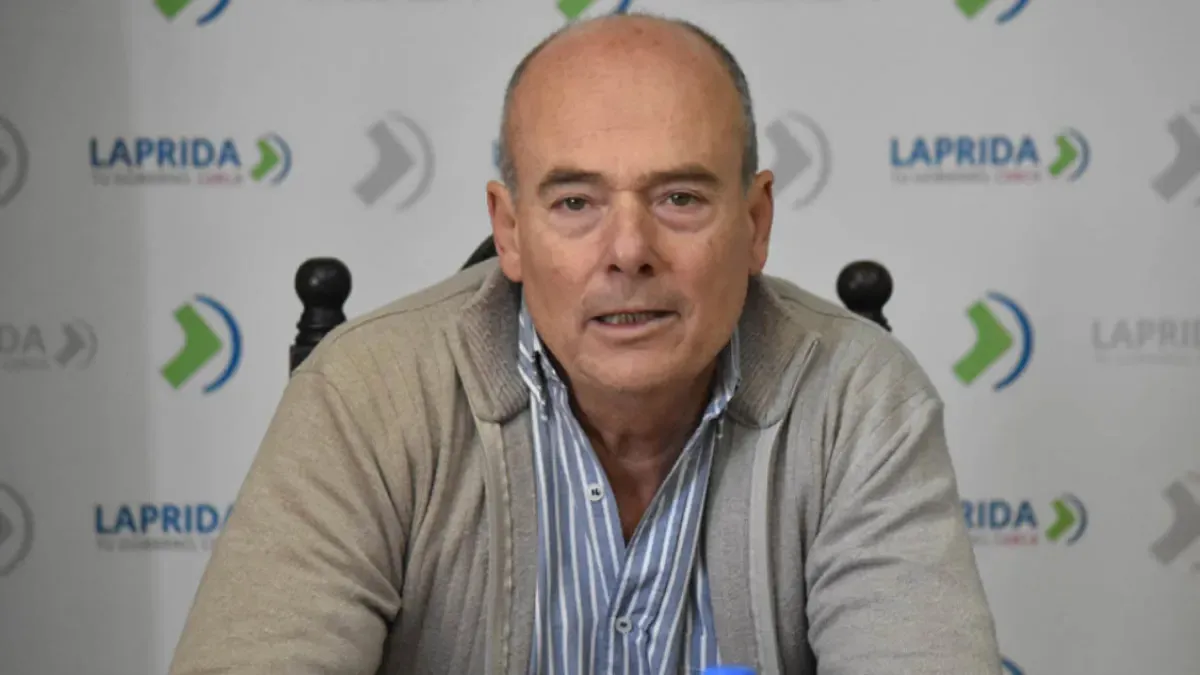 Alfredo Fisher, intendente de Laprida.