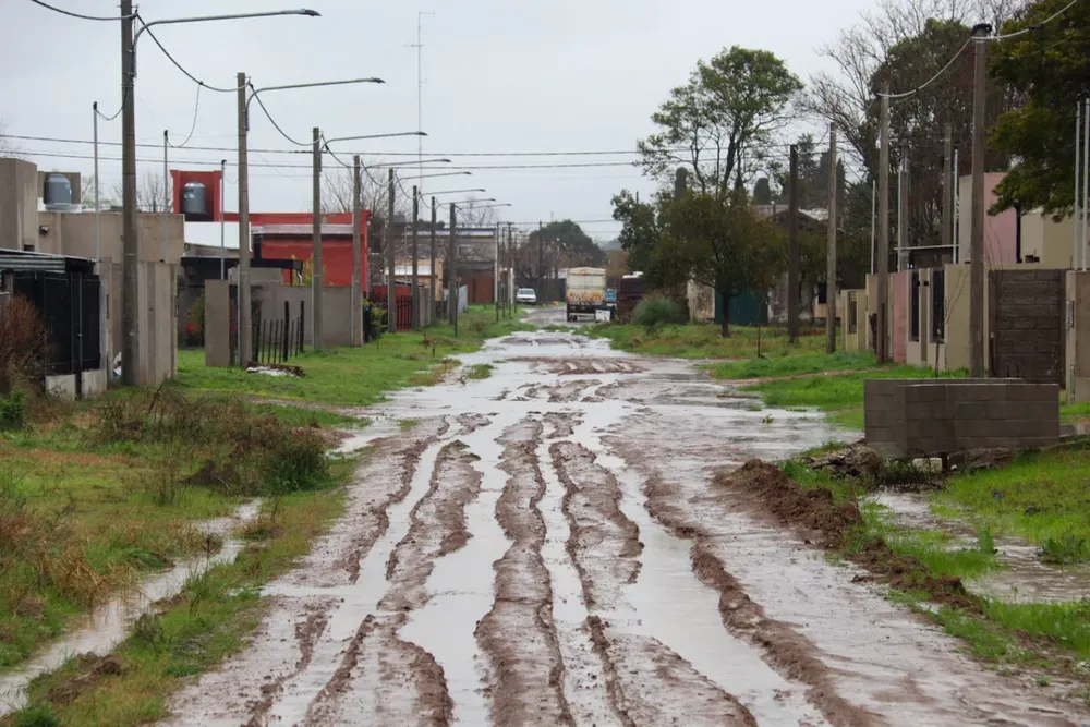 Reclamo vecinal por el estado de las calles en San Antonio de Areco