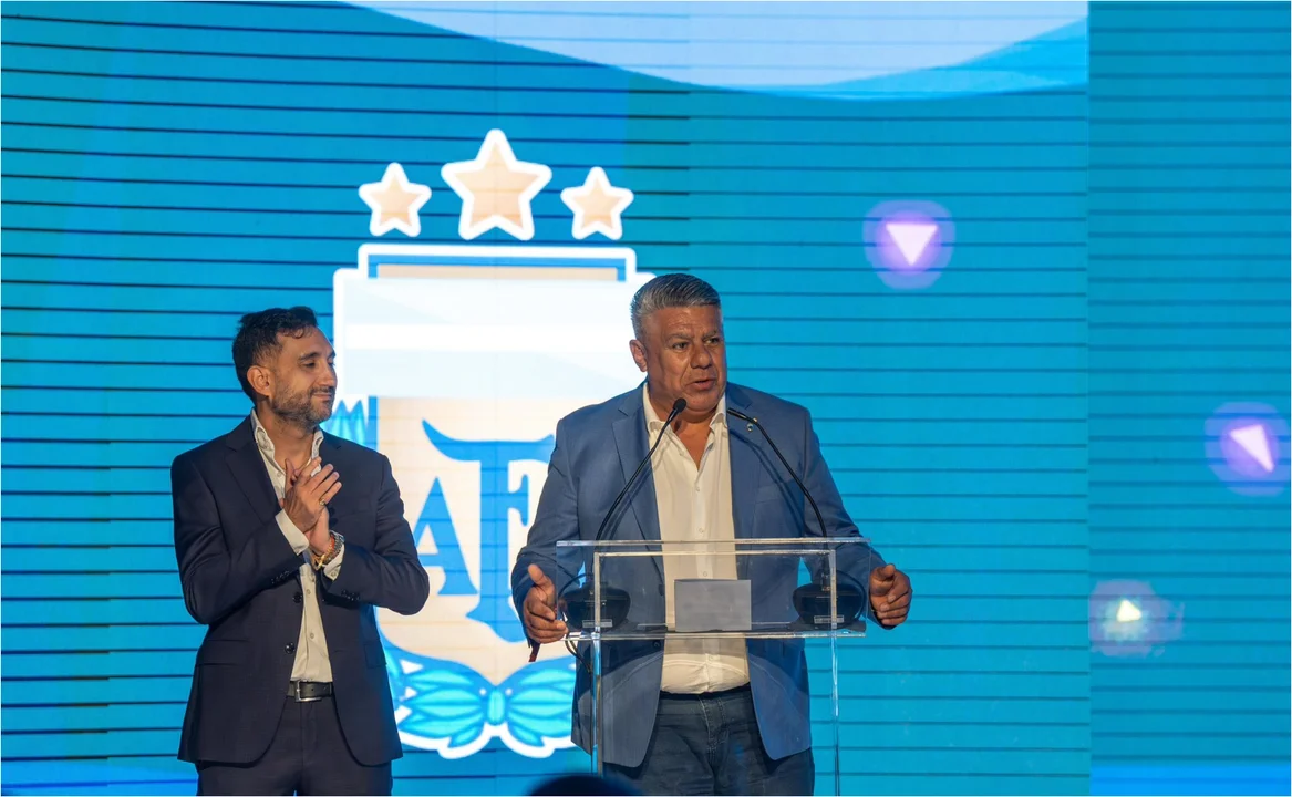 Ariel Vallejo y Claudio Tapia
