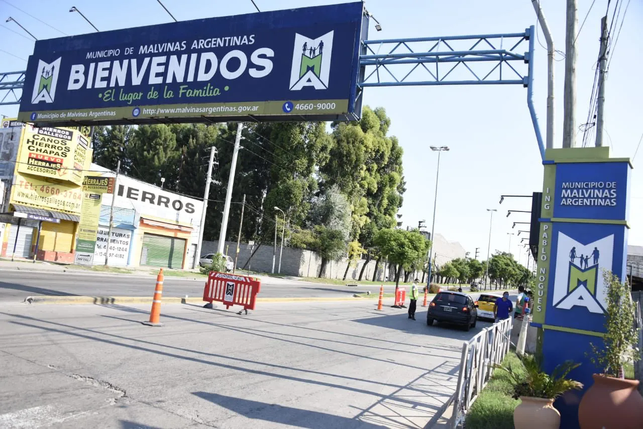 Nardini: “Procedimos con el cierre de esquinas limítrofes del distrito”