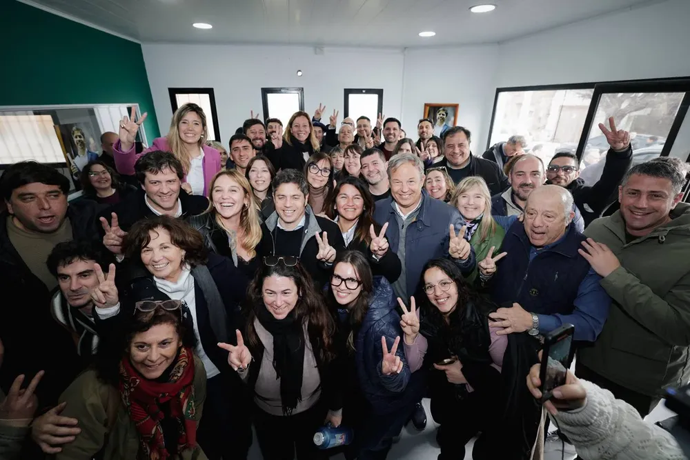 Kicillof encabezó en San Miguel del Monte una convocatoria de la Quinta Sección.