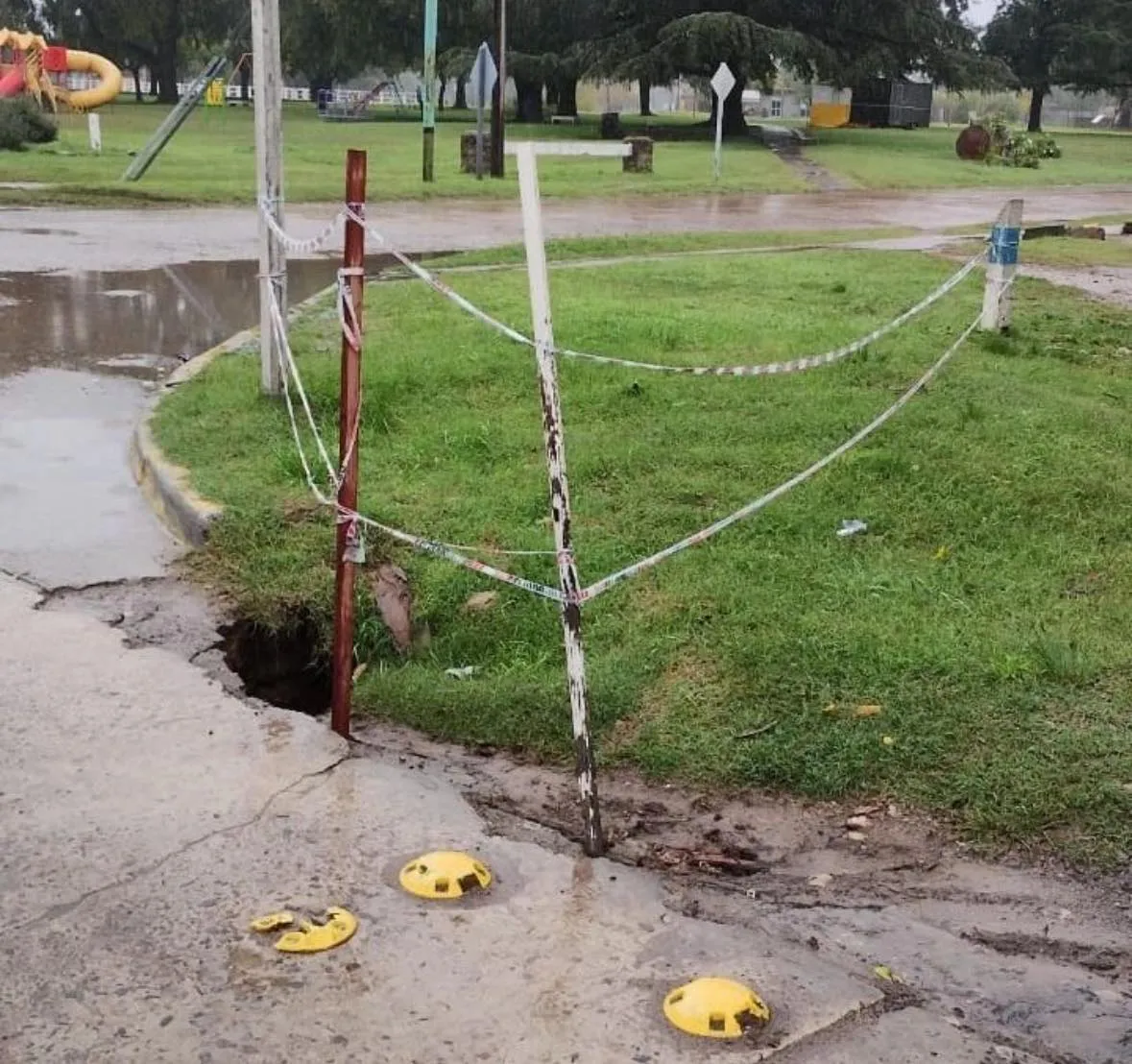 Barrios olvidados en Azul